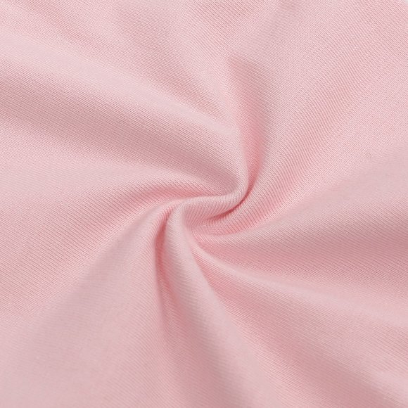 NWT*BABY ROMPER Long Sleeve Pink Cotton Mitted Footed Double Zip Bodysuit Girl - Picture 12 of 16